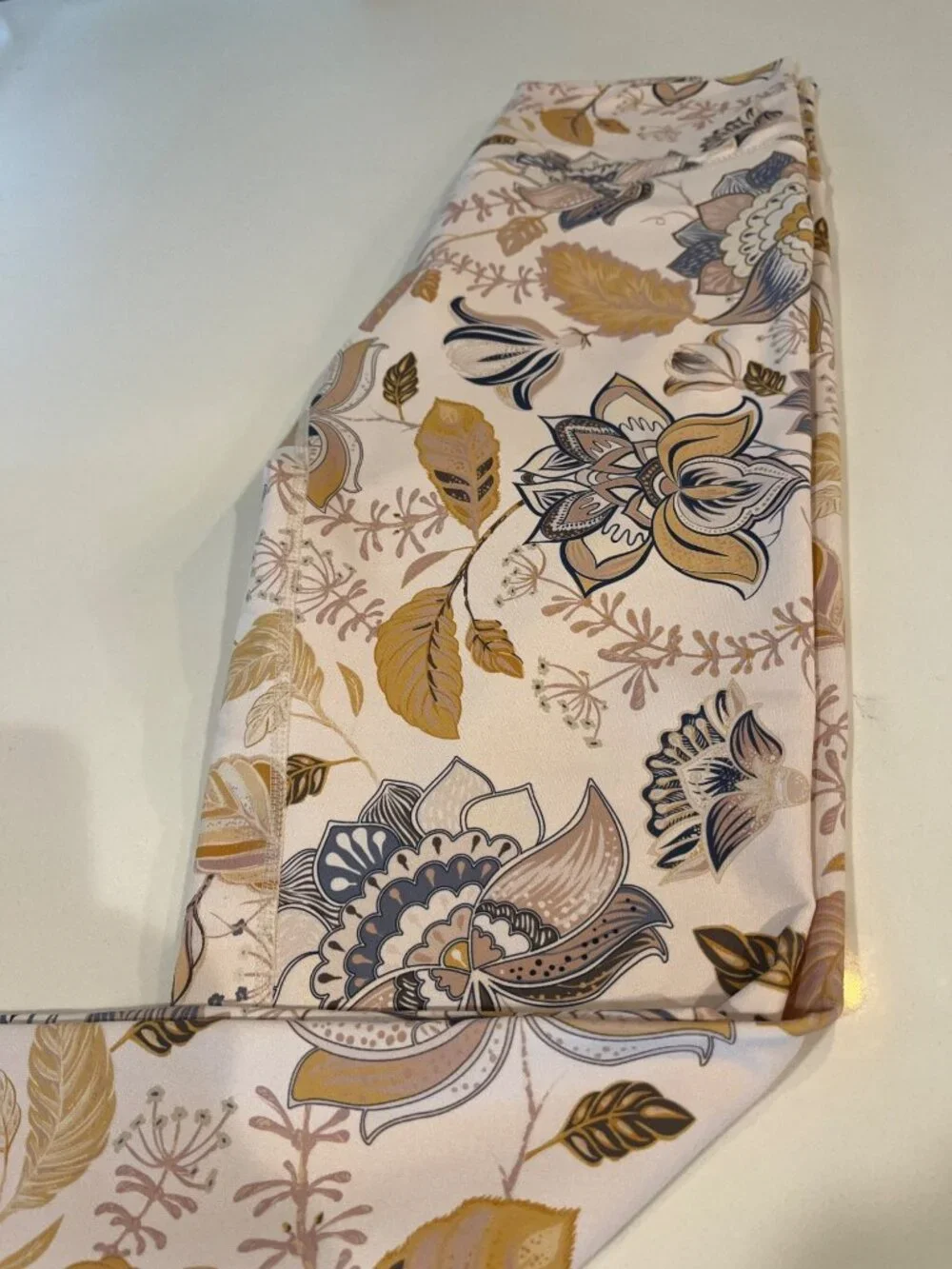 Floral Print High-Waisted Womens Leggings M Made In USA Polyester & Spandex Blen - Picture 10 of 10